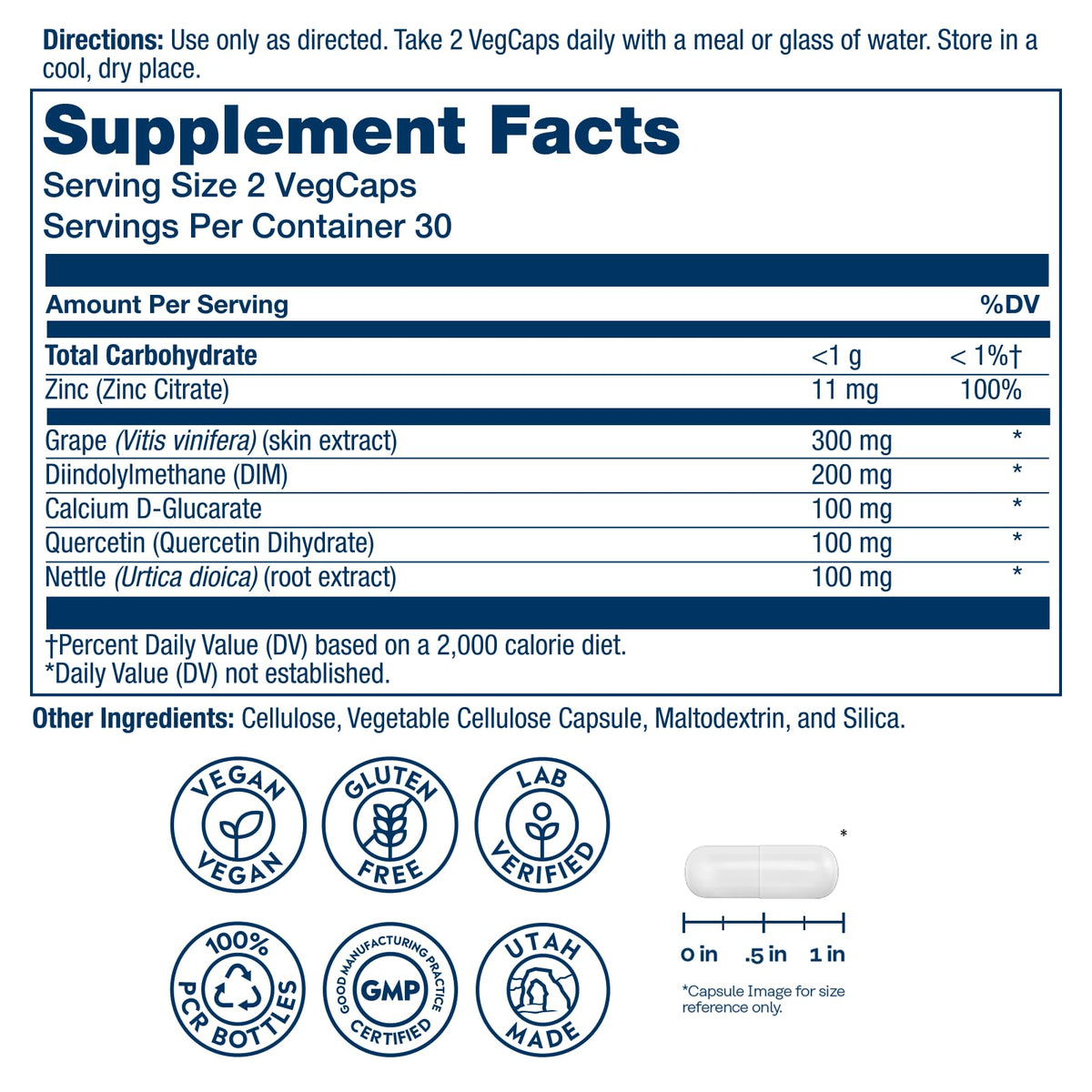 SOLARAY Complément DIM 200 mg capsules végétales