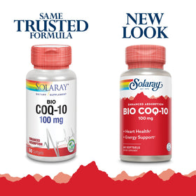 SOLARAY CoQ-10 100 mg packaging side view