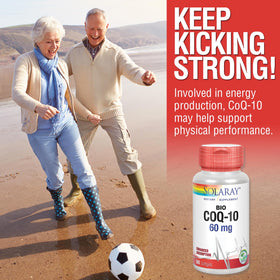 SOLARAY CoQ-10 60 mg gélules softgels dans un environnement de vie