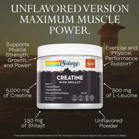 SOLARAY Creatine avec Shilajit emballage ouvert