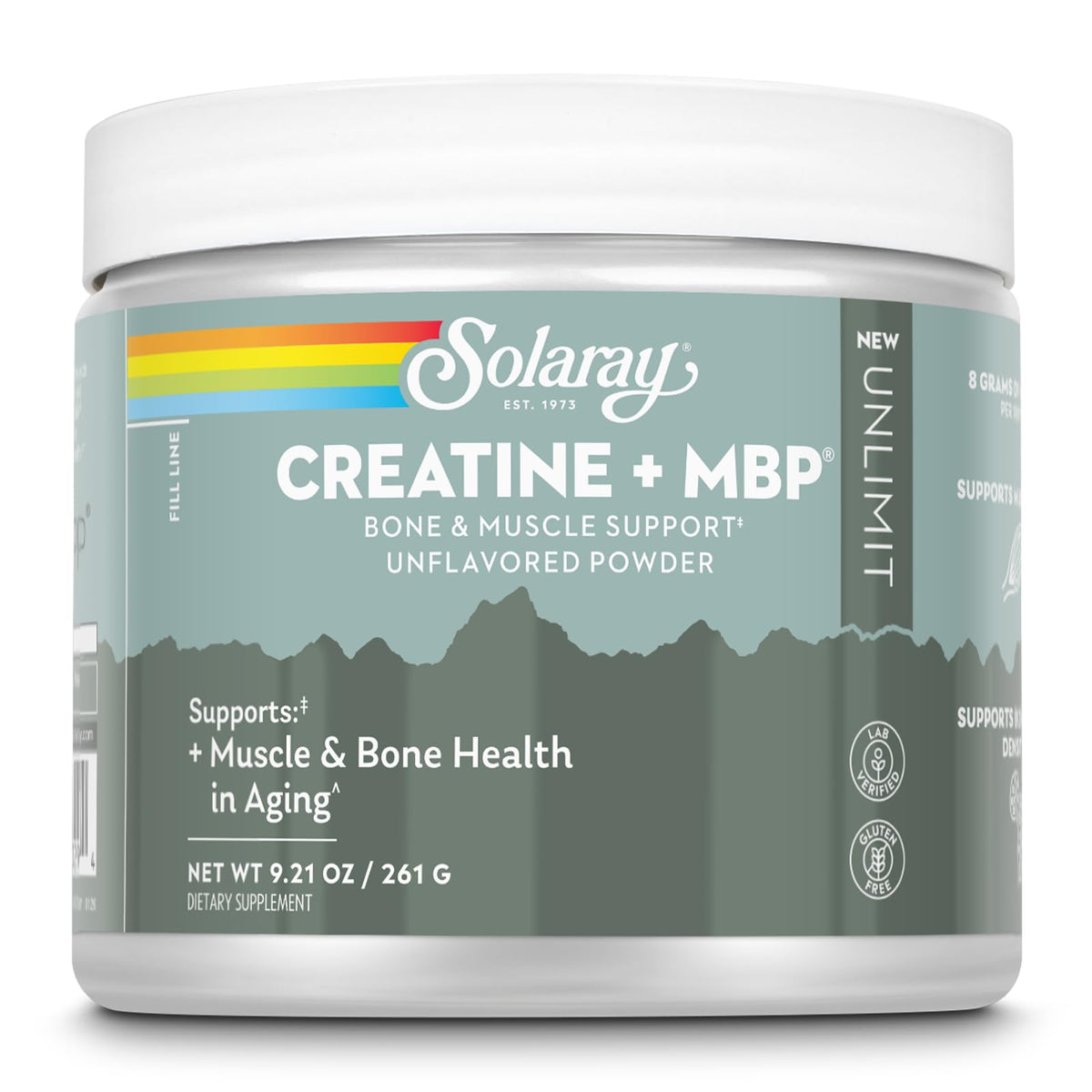 SOLARAY Creatine Plus MBP 8g vue avant