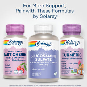 SOLARAY Curcuma 600 mg avec d'autres compléments alimentaires