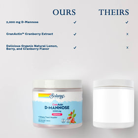 SOLARAY D-Mannose et fruits canneberge