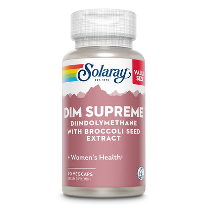 SOLARAY DIM Complément Alimentaire 100mg - Flacon de 90 VegCaps