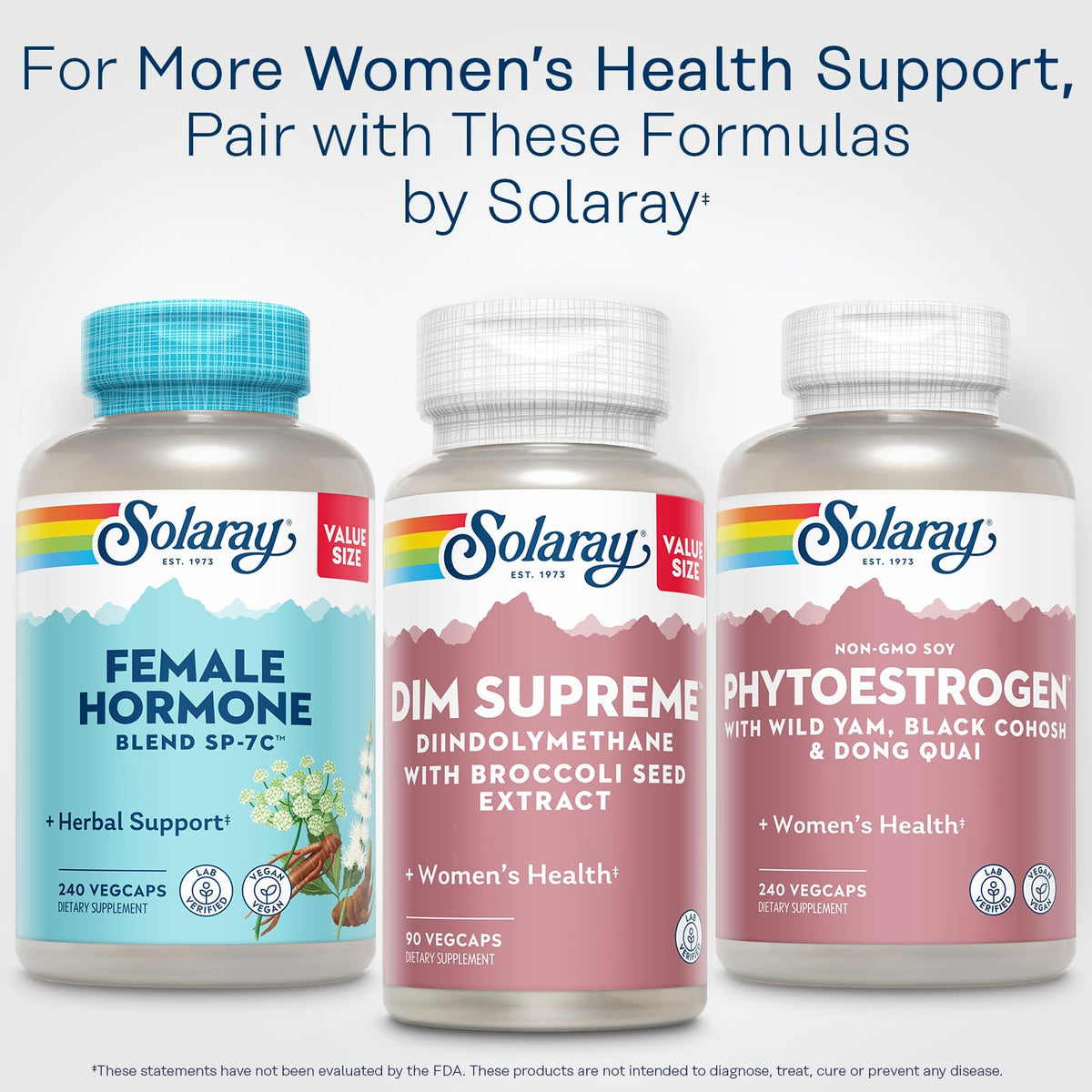 SOLARAY DIM Complément Alimentaire 100mg - Présentation du produit en environnement naturel