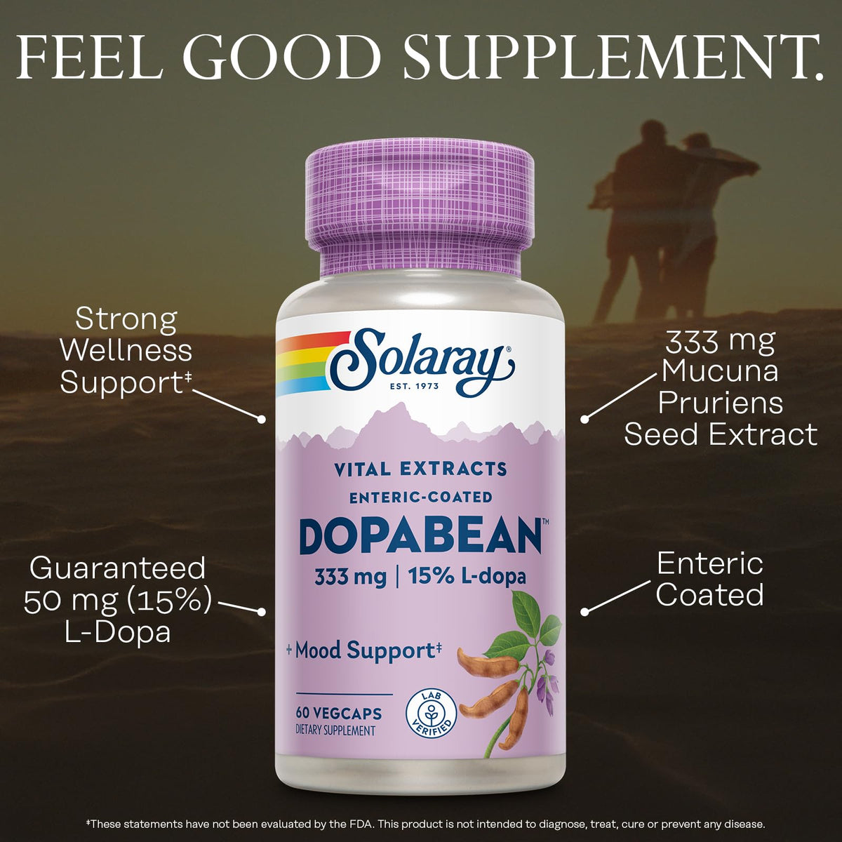 SOLARAY Dopabean 333mg, capsules dans un flacon