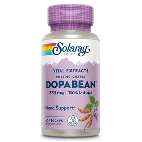 SOLARAY Dopabean 333mg complément alimentaire Mucuna Pruriens, vue de face