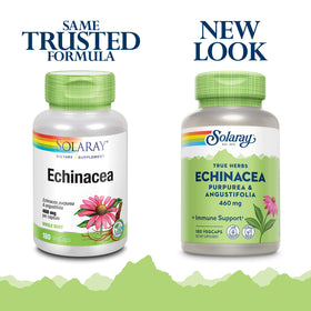 SOLARAY Echinacea 460 mg 180 VegCaps - vue latérale