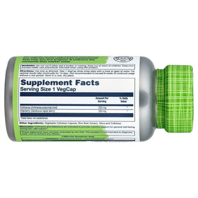 SOLARAY Échinacée et Sureau 440 mg capsules végétales vue arrière