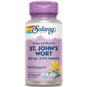 SOLARAY Extrait Aérien de Millepertuis 300 mg, gélules végétales, vue de face