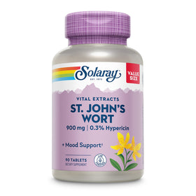 SOLARAY Extrait Aérien de Millepertuis 900mg, vue de face