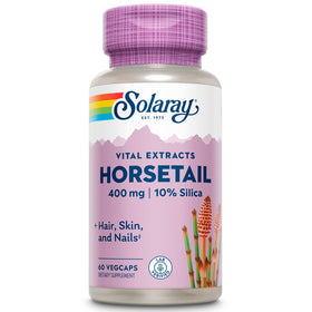 SOLARAY Extrait Aérien de Prêle 400mg flacon en plastique vue de face