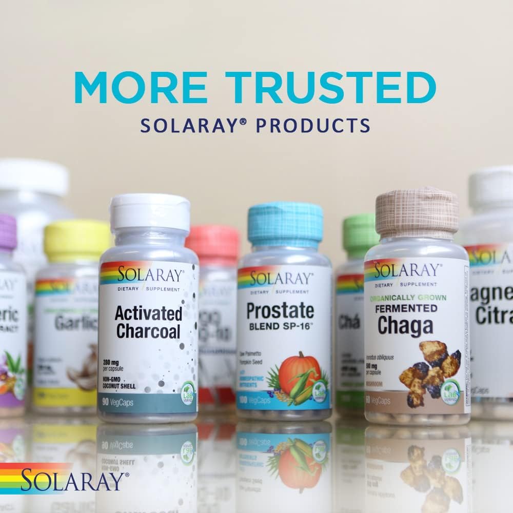 SOLARAY Extrait d'Échinacée Angustifolia 125 mg, présentation du produit