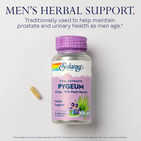SOLARAY Extrait d'Écorce de Pygeum 50 mg ingrédients
