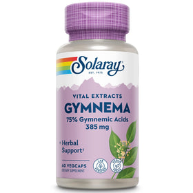 SOLARAY Extrait de Feuille de Gymnema 385mg capsules végétales, vue avant