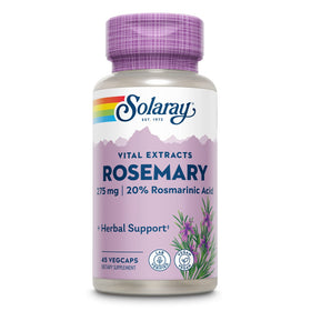 SOLARAY Extrait de Feuille de Romarin 275mg Capsules Végétales - vue avant