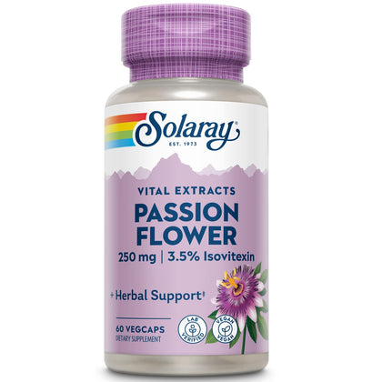 SOLARAY Extrait de Fleur de Passion 250 mg gélules avant