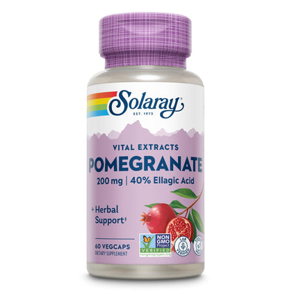 SOLARAY Extrait de Grenade 200 mg 60 comprimés vue avant