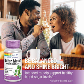 SOLARAY Extrait de Melon Amer 500mg vue arrière du produit