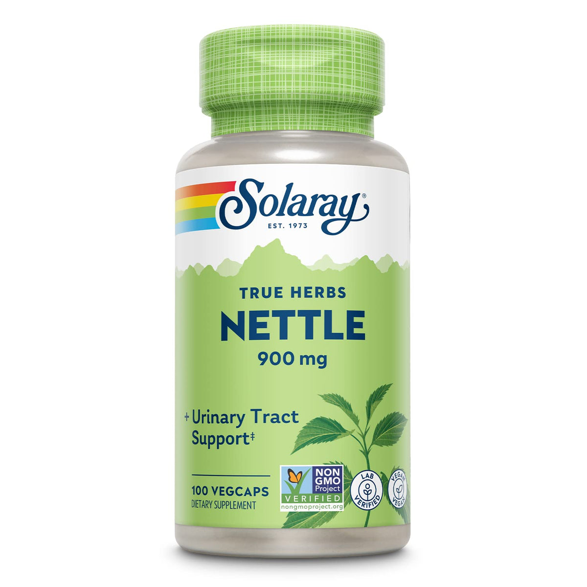 SOLARAY Feuille d'Ortie 900 mg boîte vue de face