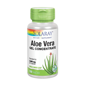 SOLARAY Gel Aloe Vera 2000mg 100 capsules végétales, boîte avant