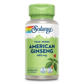 SOLARAY Ginseng Américain 480 mg capsules végétales