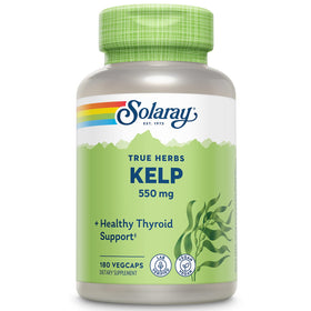SOLARAY Kelp 550 mg 180 VegCaps vue arrière
