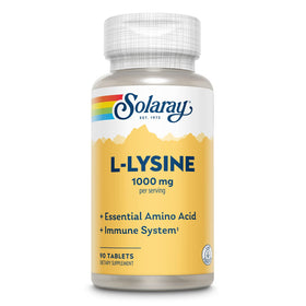 SOLARAY L Lysine 1000mg comprimés vue de face