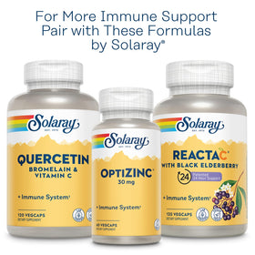SOLARAY L-Lysine Monolaurin 60 VegCaps avec des ingrédients mentionnés