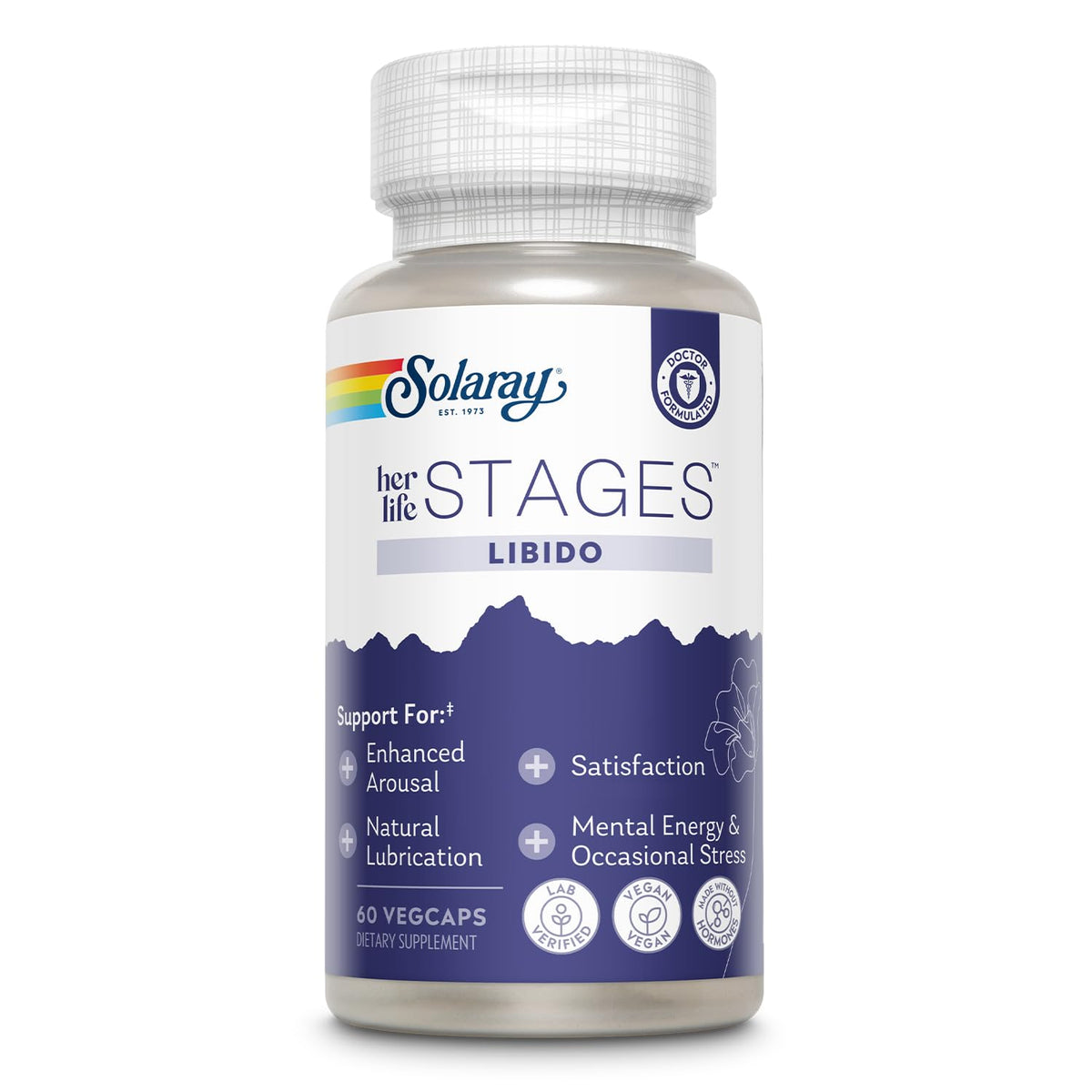 SOLARAY Libido her Life Stages 60 VegCaps vue avant