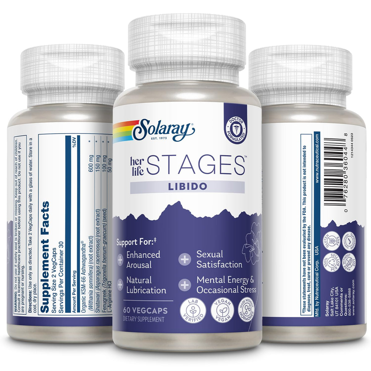 SOLARAY Libido her Life Stages sur fond naturel