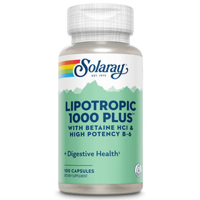 SOLARAY Lipotropic 1000 Plus Capsules 100 Comprimés, vue de face