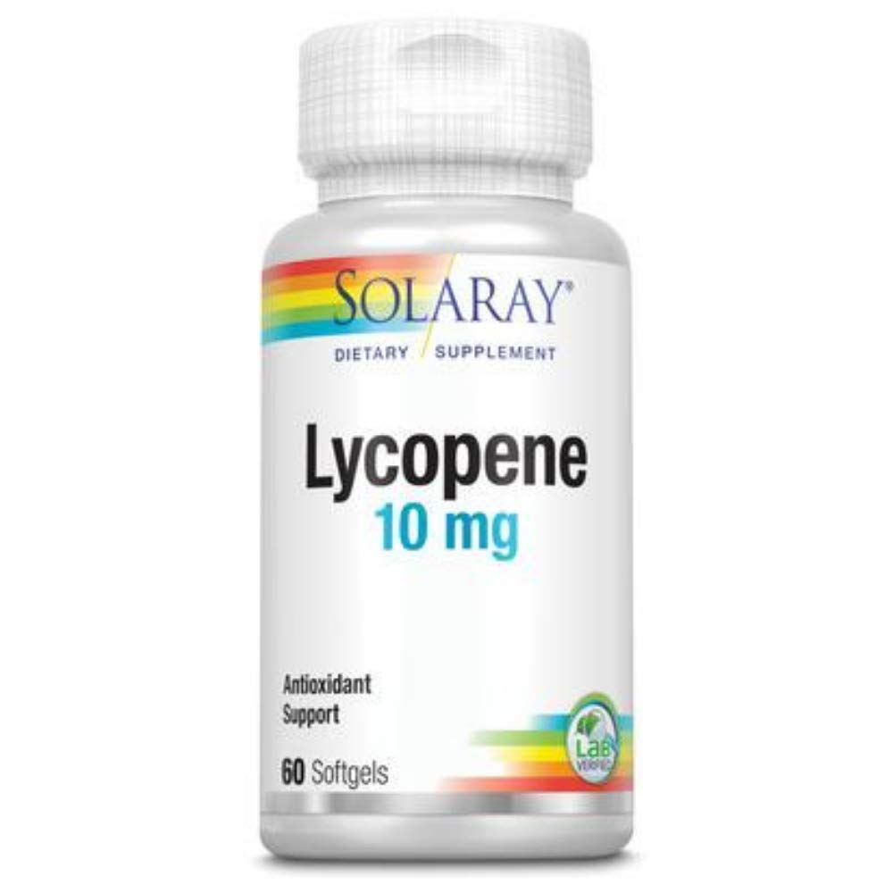 SOLARAY Lycopène 10 mg 60 gélules molles vue avant