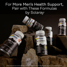 SOLARAY Lycopène 20mg sur une table avec d'autres compléments alimentaires