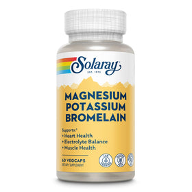 SOLARAY Magnesium Potassium 60 VegCaps vue avant