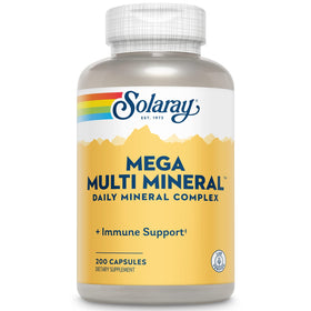 SOLARAY Mega Multi Minéraux 200 Capsules, vue avant