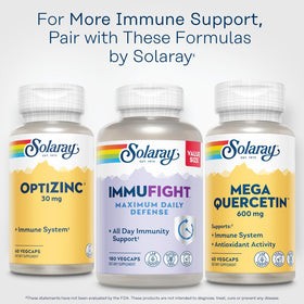 SOLARAY Mega Quercetin flacon ouvert avec capsules visibles