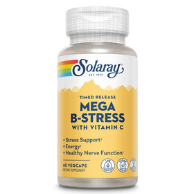 SOLARAY Mega Vitamin B-Stress 60 VegCaps avant