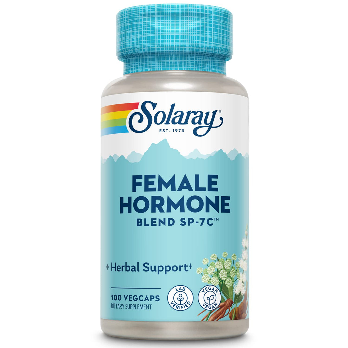 SOLARAY Mélange de Plantes Femmes SP-7C 100 VegCaps vue de face