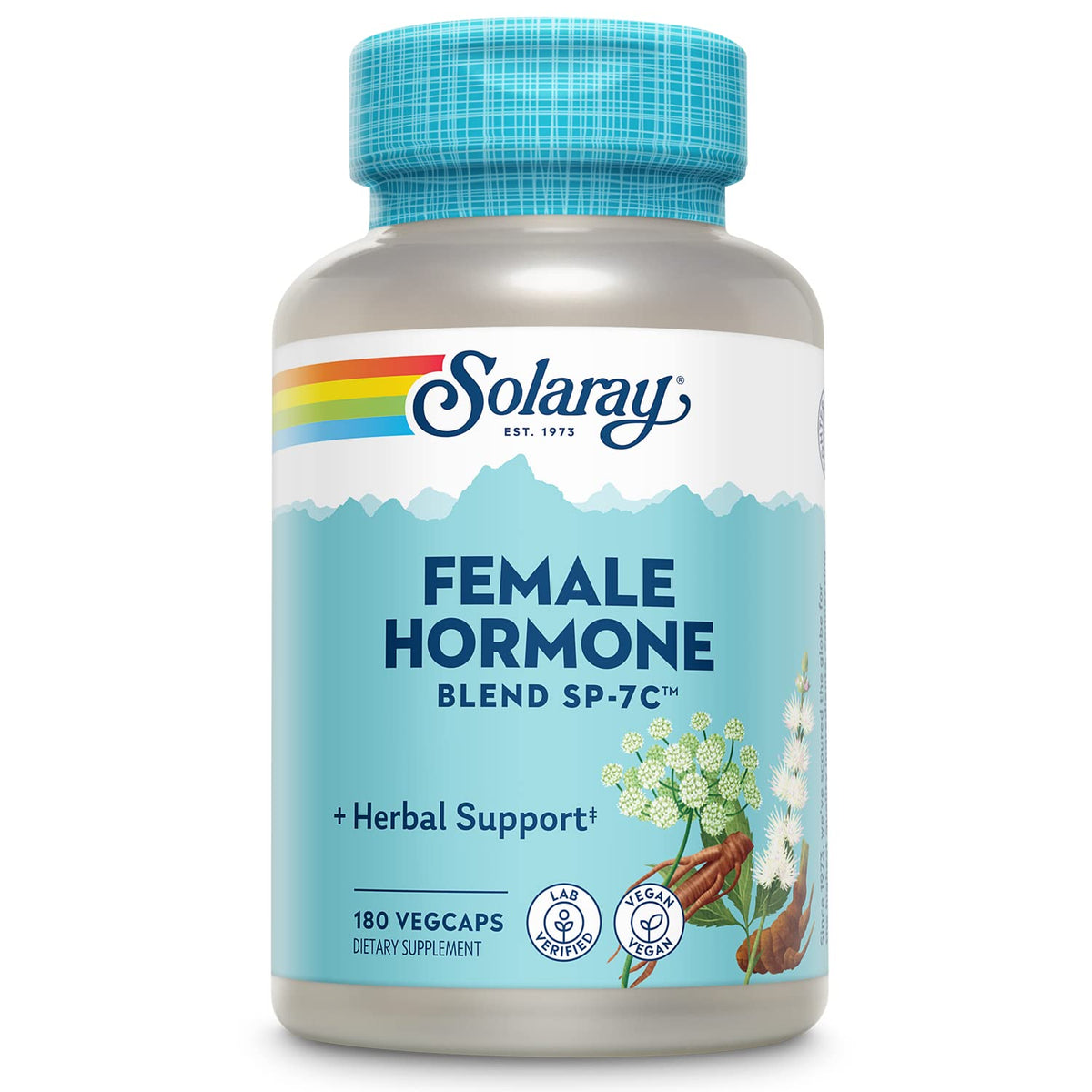 SOLARAY Mélange de Plantes Femmes SP-7C 180 VegCaps vue de face