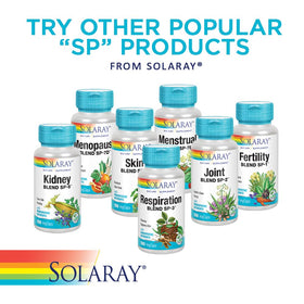 SOLARAY Mélange de Plantes Femmes SP-7C sur une table en bois