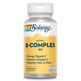 SOLARAY Methyl B-Complex 60 capsules végétariennes vue de face