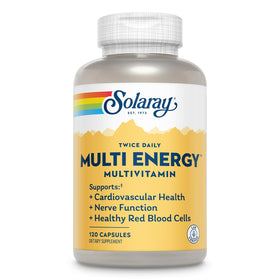 SOLARAY Multi Energy Multivitamin 120 Capsules vue de face