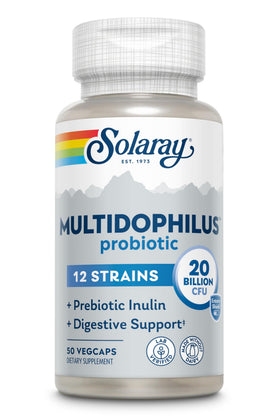 SOLARAY Multidophilus 12 complément alimentaire 50 capsules vue de face