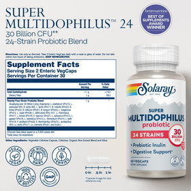 SOLARAY Multidophilus 60 VegCaps avec capsules visibles