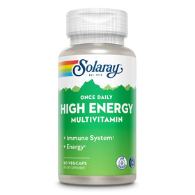 SOLARAY Multivitamines Énergétiques 60 VegCaps vue de face
