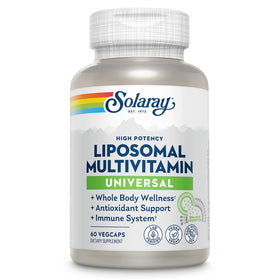 SOLARAY Multivitamines Liposomales 60 VegCaps - vue de face