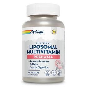 SOLARAY Multivitamines Liposomales Prénatales 60 VegCaps, vue avant