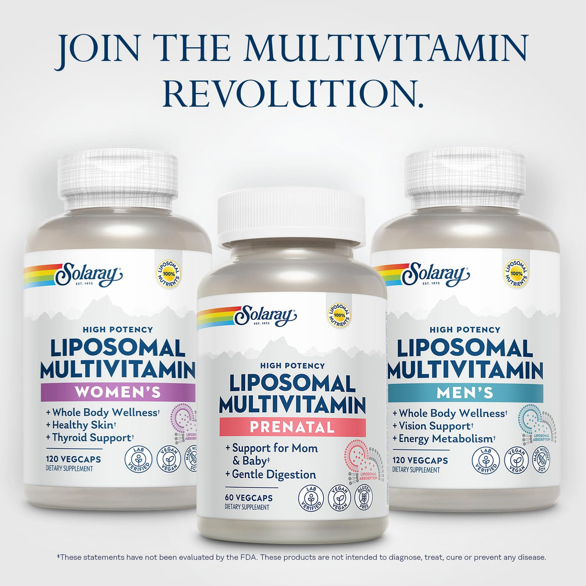 SOLARAY Multivitamines Liposomales Prénatales, prise avec un verre d'eau
