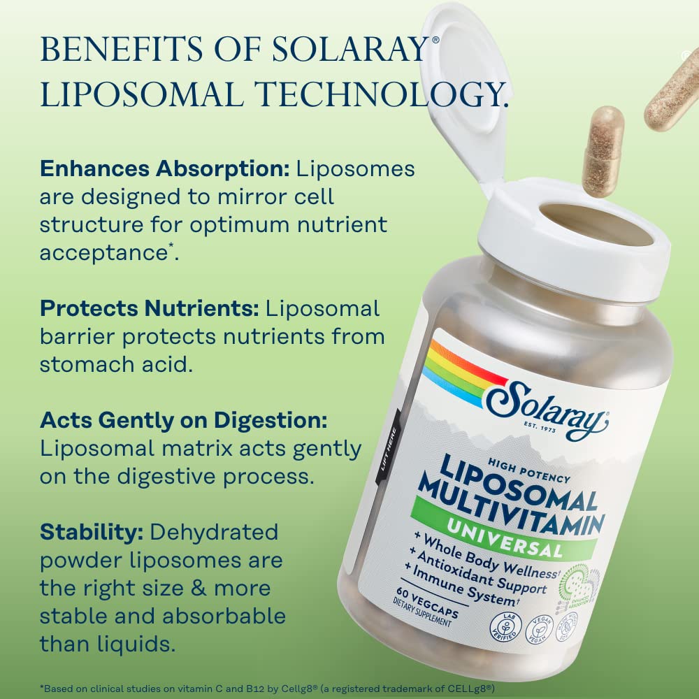 SOLARAY Multivitamines Liposomales - vue de côté